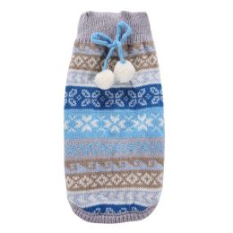 Christmas Sweet Baby Cat and Baby Dog Hair Ball Warm Knit (Type: BLUEXXS)