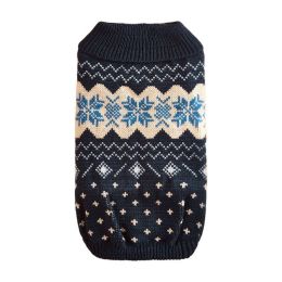 Two-Legged Knit Sweater for Dogs Autumn/Winter Wear (Type: BluesnowL)