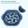 Pet Dog Bowl Dog Slow Feeder Bowl Puppy Cat Slow Eating Dish Bowl Anti-Gulping Food Plate Feeding Dog Cat Food Bowl Pet Supplies